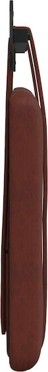 vidaXL Leather Brown Bed Headboard Cushion 100x40cm
