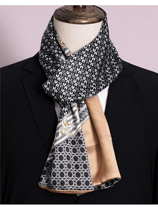 Men's Silky Beige Foulard