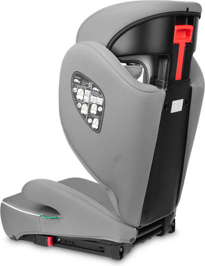 Caretero Καθισματάκι Αυτοκινήτου i-Size με Isofix Γκρι
