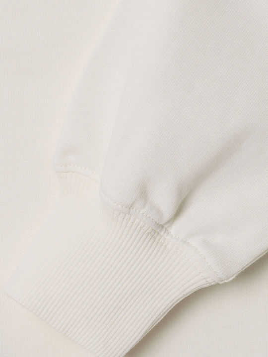 Kids Sweatshirt Cardigan Mousse White Galathea