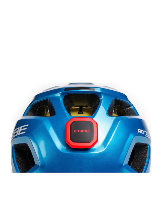 CUBE Linok Kids' City Bike Helmet Blue
