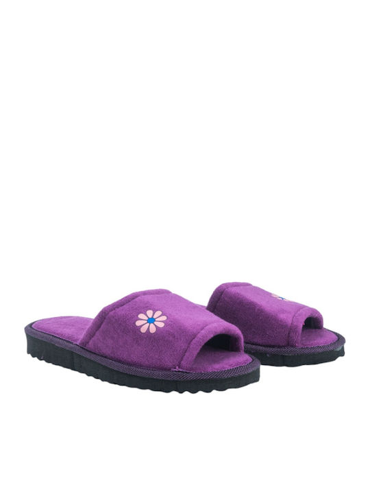 Winter Women's Purple Slippers