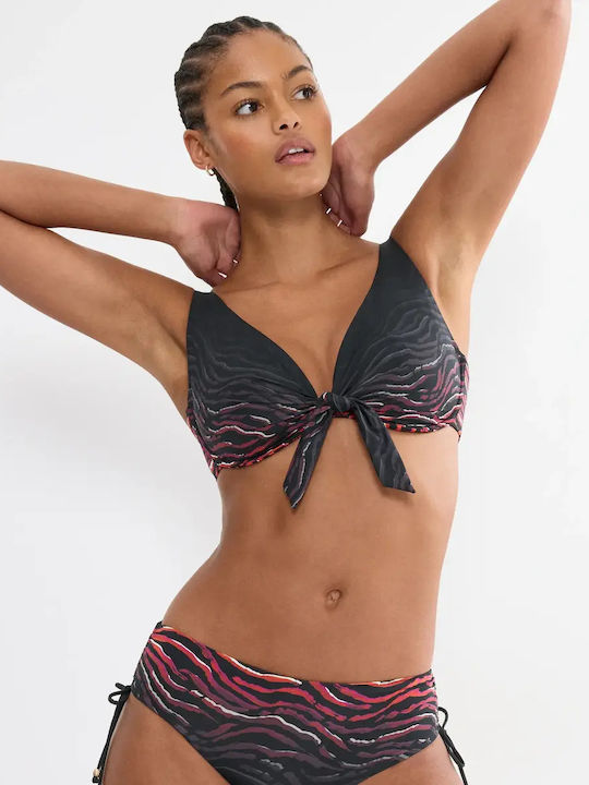 Summer Set Bikini Negru Imprimat