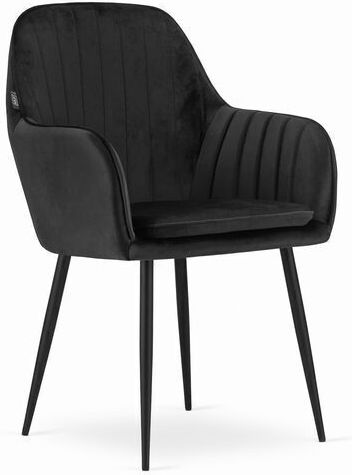 Καρέκλα Κουζίνας 57.5x56.5x86.5εκ. Negru