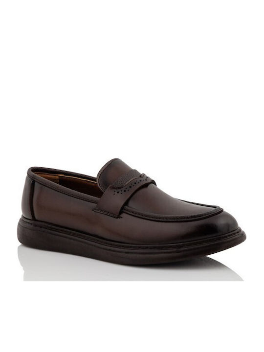 Ανδρικά Loafers σε Καφέ Χρώμα
