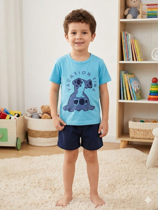 Natura Kids Nightwear Light Blue Pajamas