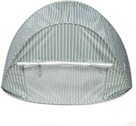 Walking Mum Strips Pop Up Umbrelă și Cort de Plajă pentru Copii Gri