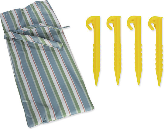 Walking Mum Strips Pop Up Umbrelă și Cort de Plajă pentru Copii Gri