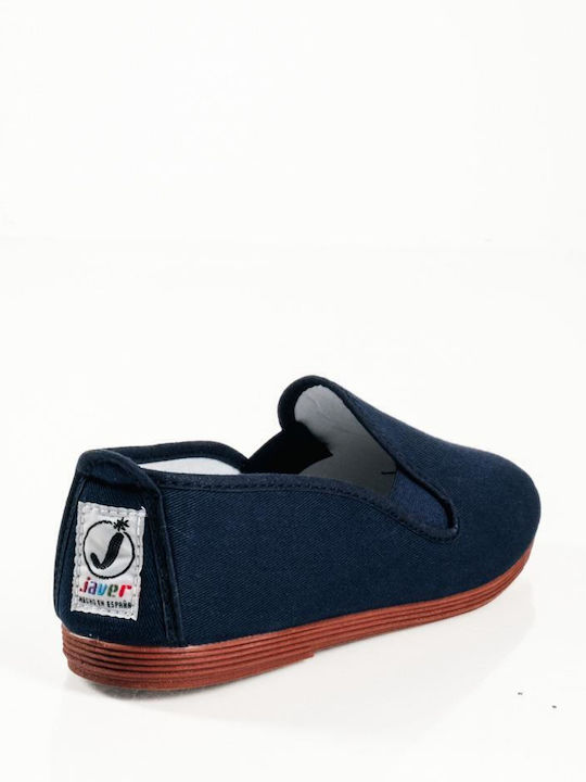 Γυναικεία Slip-On Πάνινα Μπλε