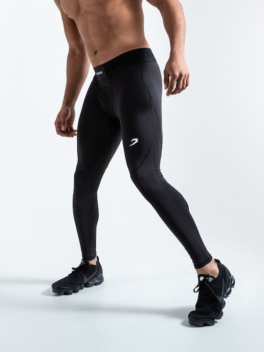 Boxraw Long Men's Martial Arts Leggings Black