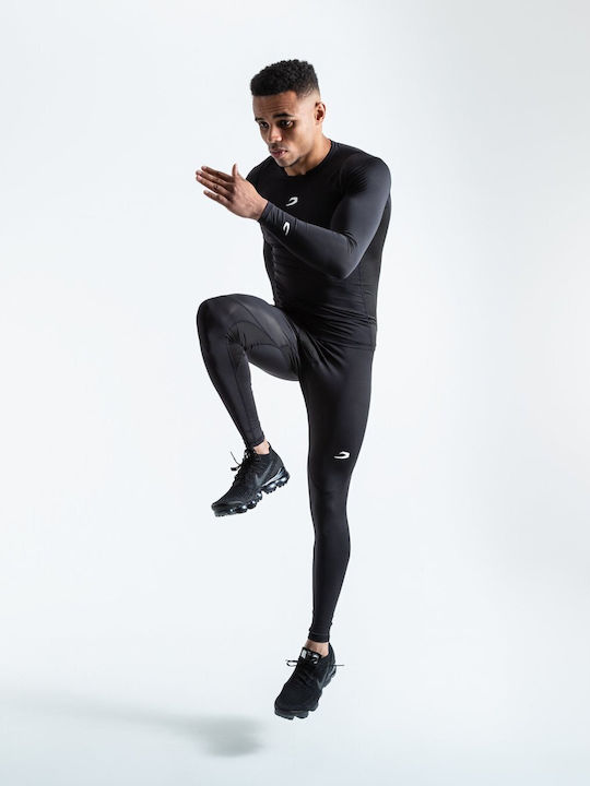 Boxraw Long Men's Martial Arts Leggings Black