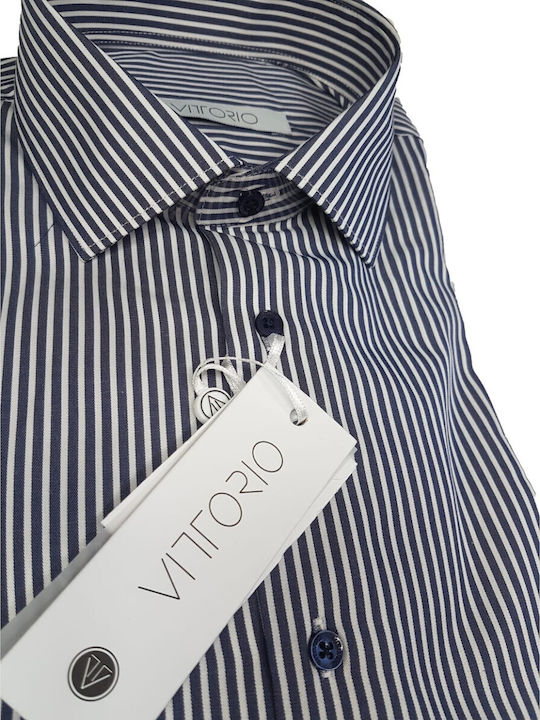 Vittorio Artist Herrenhemd Blau