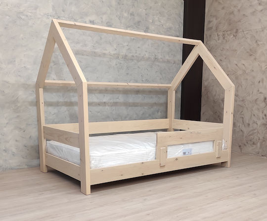 Παιδικό Κρεβάτι Montessori Ημίδιπλο για Στρώμα 190x110cm