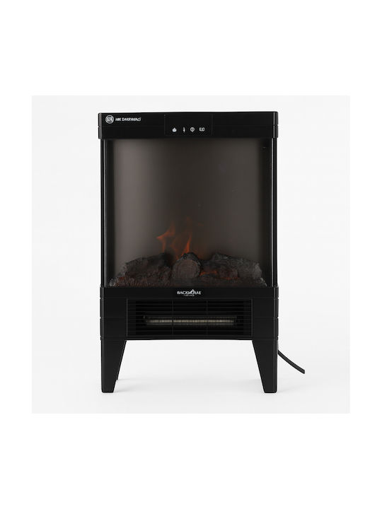 Επιδαπέδιο Ηλεκτρικό Τζάκι 2000W 52x32cm Μαύρο