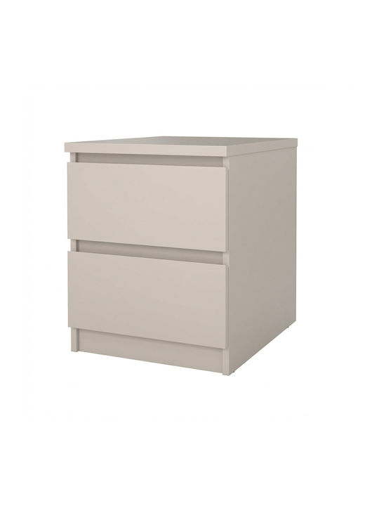 Nachttisch Holz Beige 40.4x50x49.5cm