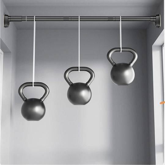 Alista Home Bară Pliabilă pentru Perdea de Duș Dreaptă din Oțel Inoxidabil Gri 220cm