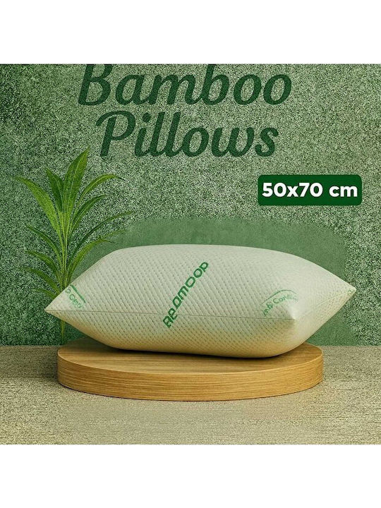 Stewehome Σετ 8 Ορθοπεδικά Μαξιλάρια Bamboo Πολύ Άνετα Μαλακά Πράσινα 50x70cm