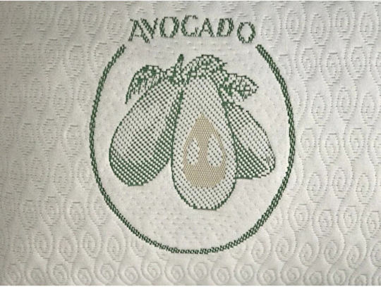 SteweHome Set of 8 Bed Pillows Avocado Lux Orthopedic with Zipper Washable Green 50x70cm