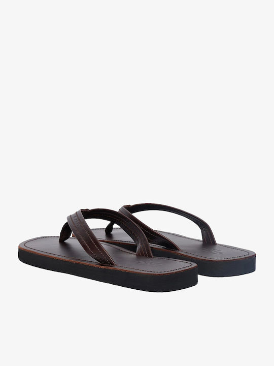 Brodale Herren Flip Flops Braun