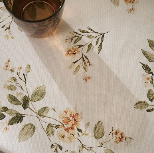 Gofis Home Stain Resistant Tablecloth Octavia 417 Ecru 135x180cm