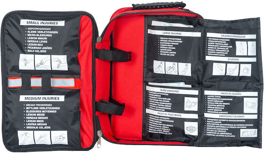 Mobiak Car First Aid Kit Bag with Equipment