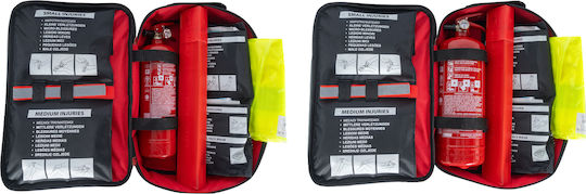 Mobiak Car First Aid Kit Bag with Equipment