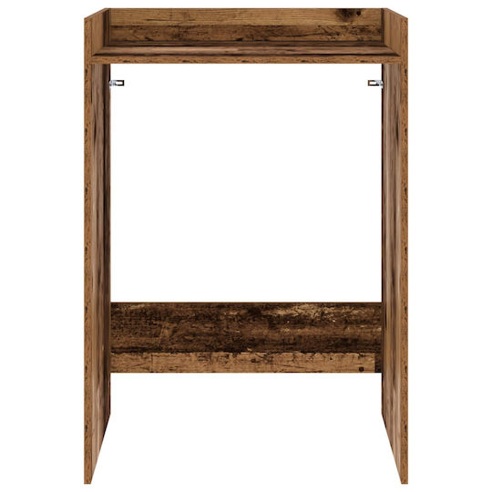 vidaXL vidaXL Badezimmerschrank Waschmaschine 67.5x62x97cm Braune