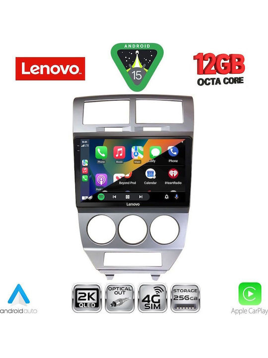 Lenovo Car Audio System for BMW X1 / X3 / X4 Dodge Caliber 2006-2012 Bluetooth USB WiFi GPS Apple CarPlay Android Auto with 10" Touch Screen