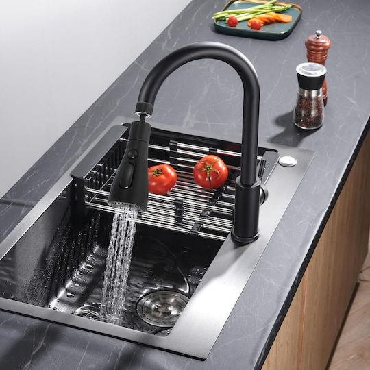 Flexible Splash Filter Faucet Extension with Filter