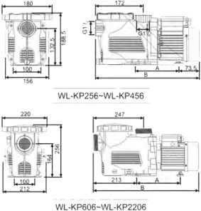 Oxygon Wave Series Pompa De Apă Pentru Piscină Cu Filtru Cu O Singură Fază Cu Putere 3hp