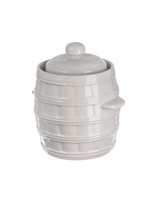 Kadax Vază Utilizare Generală Cu Capac Ceramică Maro 5000ml 1 Bucată