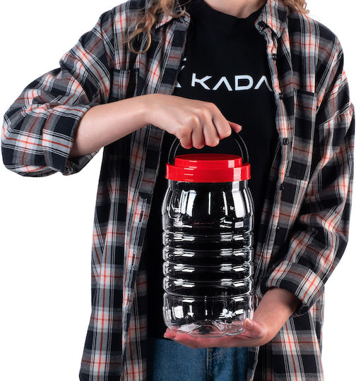 Kadax Βάζο Ζυμαρικών με Καπάκι Πλαστικό Κόκκινο 3000ml Kadax Βάζο Ζυμαρικών με Καπάκι Πλαστικό Κόκκινο 3000ml