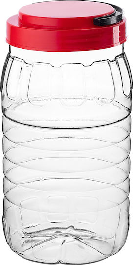 Kadax Pasta Jar with Plastic Lid Red 3000ml
