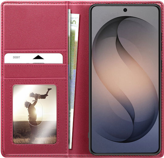 Mayaxess 2-in-1 Wallet Case Galaxy S26 Plus Detachable Shell Red