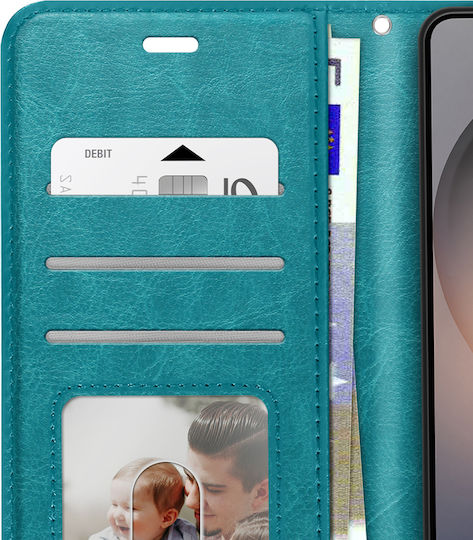 Mayaxess Wallet Case Galaxy S26 Plus Lanyard Stand Function Turquoise