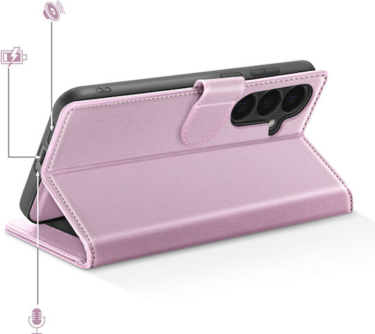 Mayaxess Husa 2-în-1 Wallet Galaxy S26 Plus Carcasă Detasabilă Rose Gold
