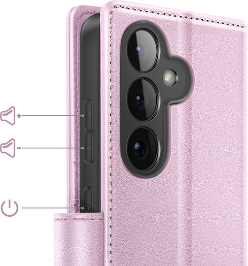 Mayaxess Husa 2-în-1 Wallet Galaxy S26 Plus Carcasă Detasabilă Rose Gold