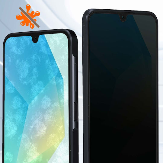 Mayaxess Защитен Екран Galaxy A17 Анти-Шпионаж 9h Закалено Стъкло Черен