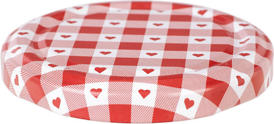 Lids Jars Fi66 Jar Caps Heart 4-clasp 10pcs