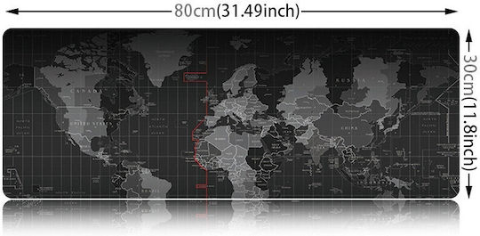 Професионална Гейминг Мишка Пад Световна Карта 80x30 См Er D L