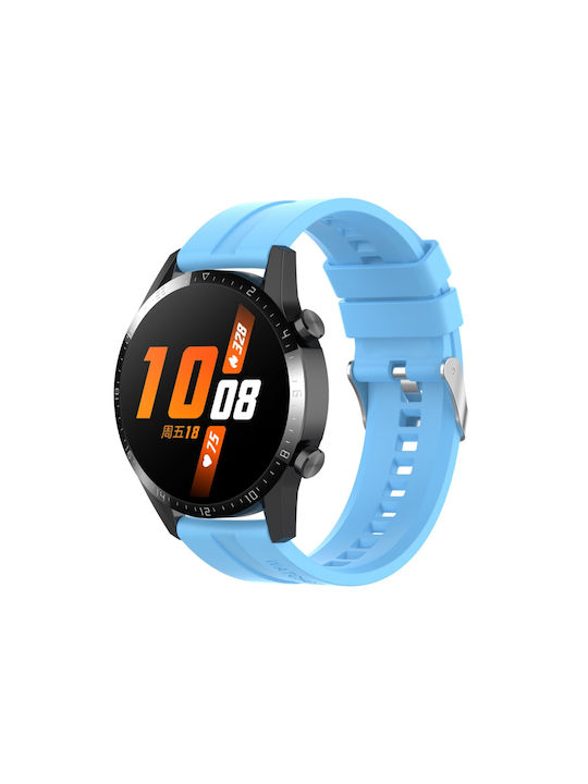 Curea Din Silicon Albastru Deschis Huawei Watch GT/GT Pro 2/3/4/5 / Ultimate 46mm Honor GS Pro