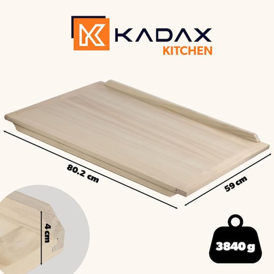 Kadax Wooden Beige Chopping Board 80x60cm