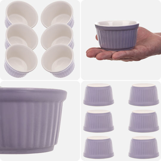 Kadax Formă Pentru Souffle Ceramică 6 Bucăți