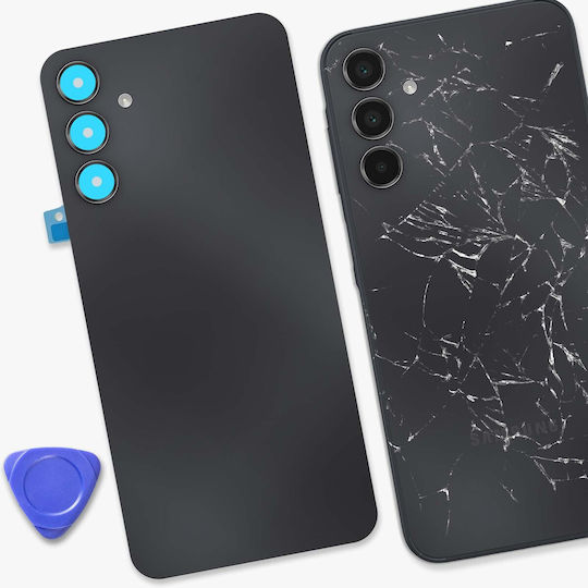 Clappio Капак За Батерия Galaxy A15 4g С Вградено Лепило Черен