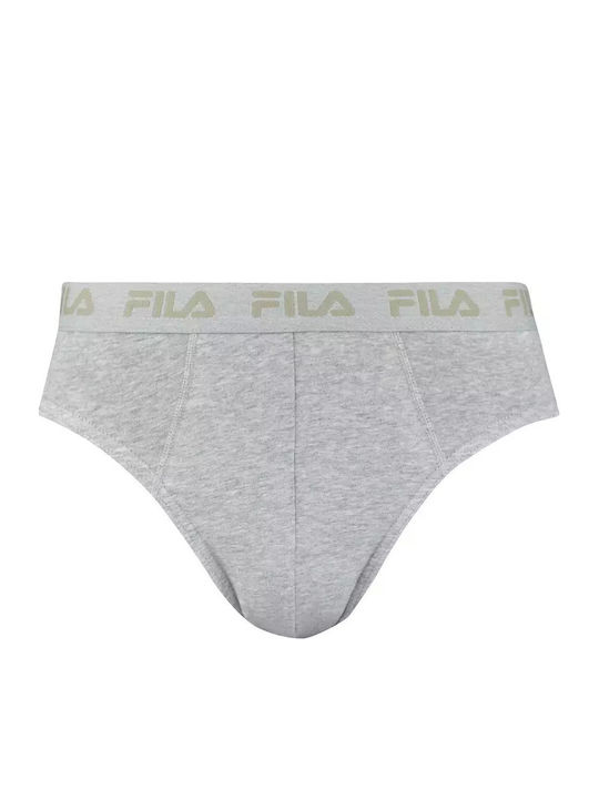 Herren Slips Grau 2er Pack