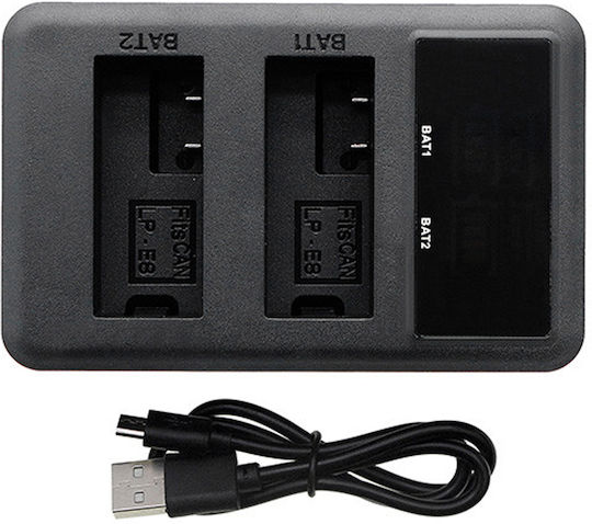Battery Charger Ws Xtreme Power Canon Lp-e8 4515b002 4515b002ba 8.4v 0.6a
