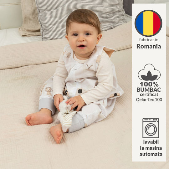 Kidizi Sac De Dormit De Vară Cu Picioare 0.5 Tog Bej