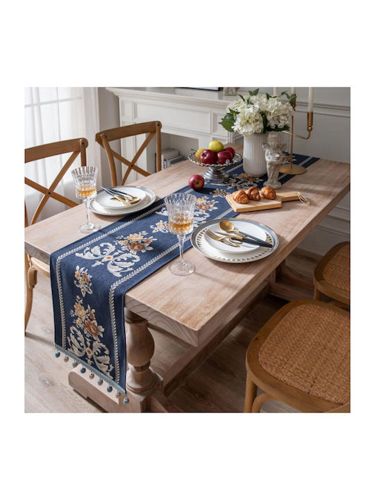 FRIPIA Dark Blue Runner 33x200cm
