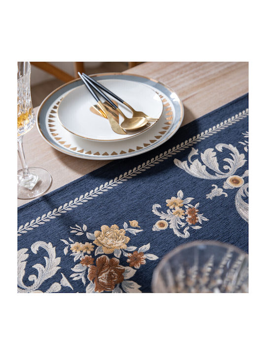 FRIPIA Dark Blue Runner 33x200cm