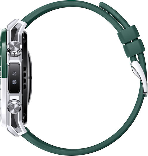 Huawei Watch Ultimate 2 Stainless Steel 48mm Αδιάβροχο με SIM και Παλμογράφο (Πράσινο)
